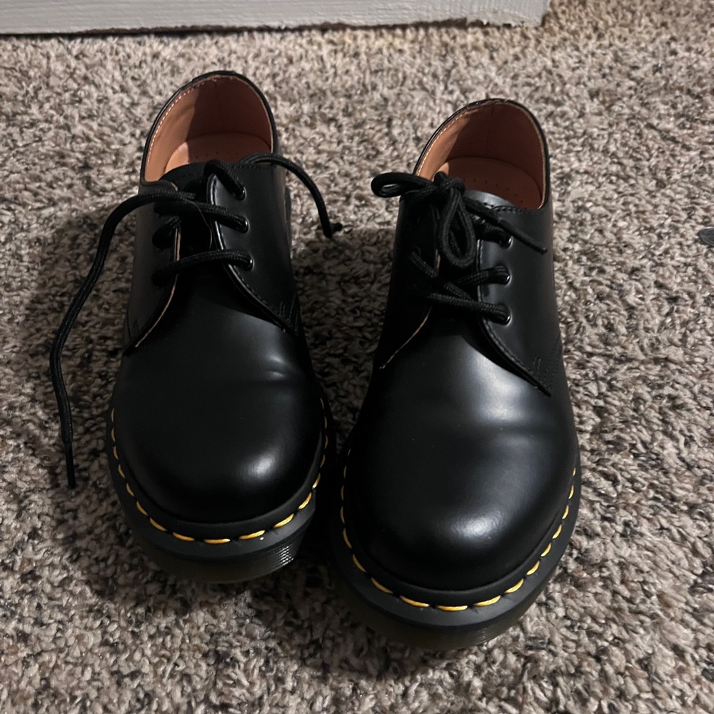 Dr. Martens Black Leather Shoes